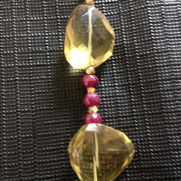 Handcrafted Gemstone Necklace - Picture 2 of 2